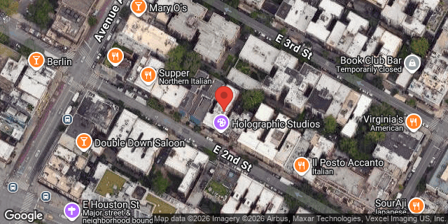 Aerial map of 170 EAST 2 STREET, Manhattan