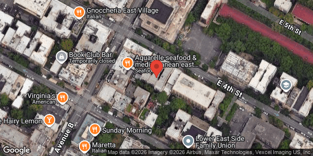 Aerial map of 250 EAST 4 STREET, Manhattan