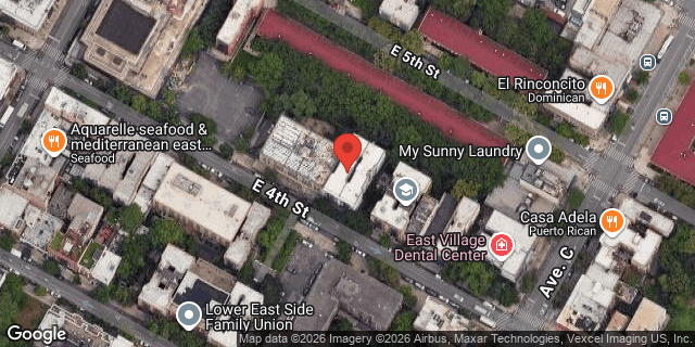Aerial map of 277 EAST 4 STREET, Manhattan