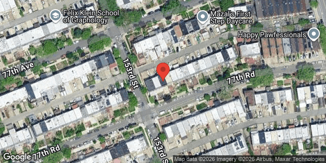 Aerial map of 153-05 77 ROAD, Queens