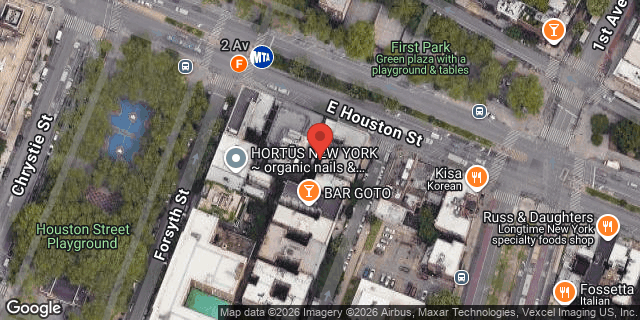 Aerial map of 145 EAST HOUSTON STREET, Manhattan