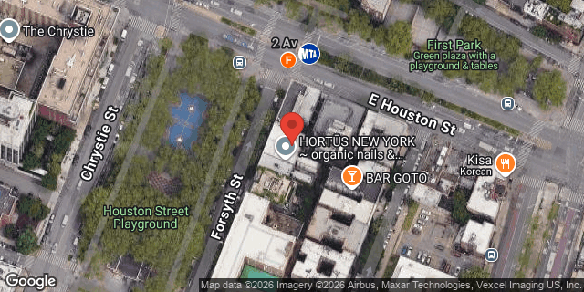 Aerial map of 212 FORSYTH STREET, Manhattan