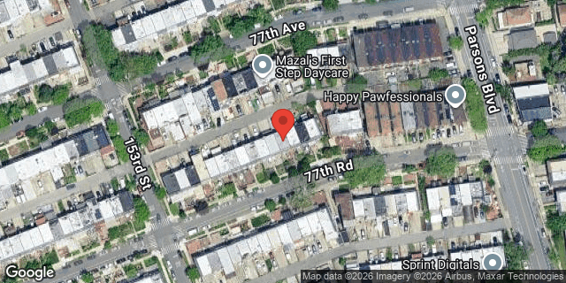 Aerial map of 153-23 77 ROAD, Queens