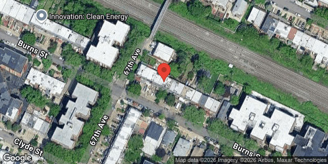 Aerial map of 67-09 BURNS STREET, Queens