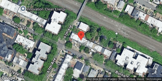 Aerial map of 67-07 BURNS STREET, Queens