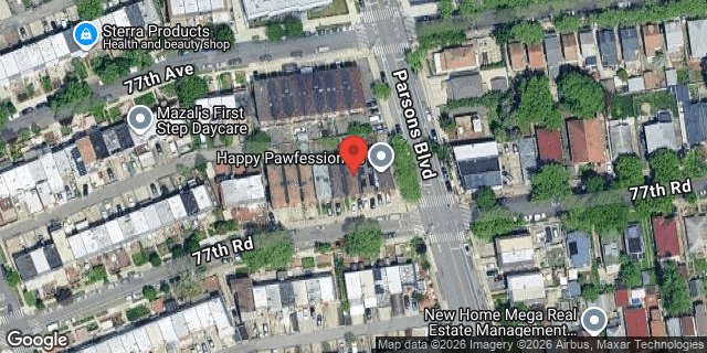 Aerial map of 153-51 77 ROAD, Queens