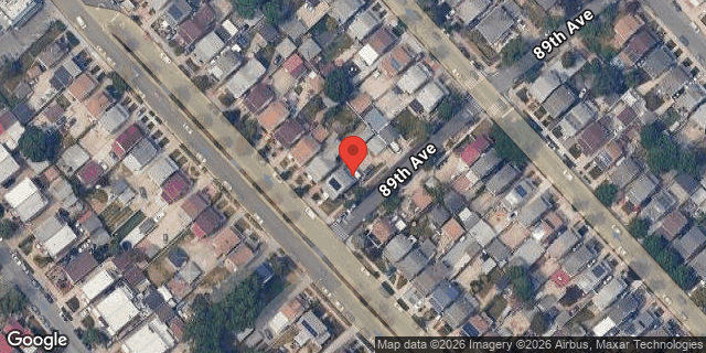 Aerial map of 88-51 HOLLIS COURT BLVD, Queens