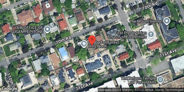 Aerial map of 110-44 70 ROAD, Queens