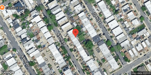 Aerial map of 59-35 69 LANE, Queens