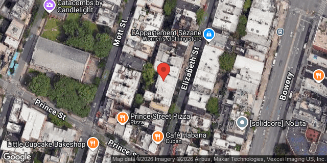 Aerial map of 245 ELIZABETH STREET, Manhattan