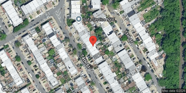 Aerial map of 60-27 74 STREET, Queens
