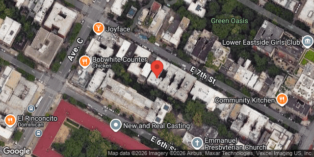Aerial map of 246 EAST 7 STREET, Manhattan