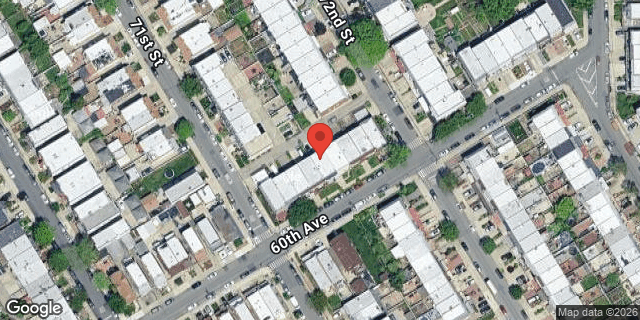 Aerial map of 71-09 60 AVENUE, Queens