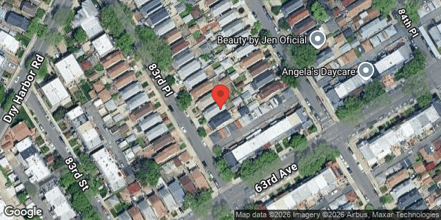 Aerial map of 62-57 83 PLACE, Queens
