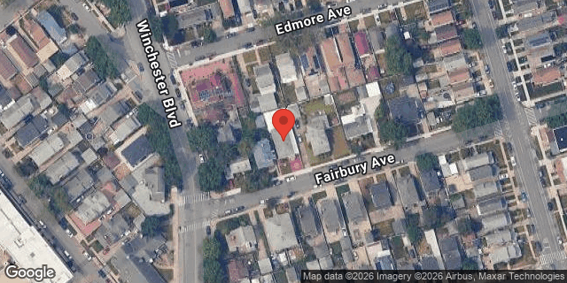 Aerial map of 221-19 FAIRBURY AVENUE, Queens