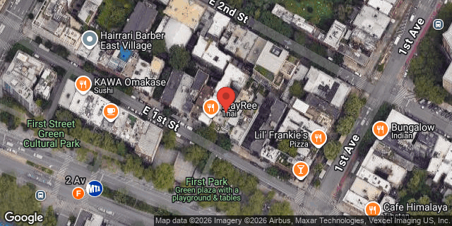 Aerial map of 60 EAST 1 STREET, Manhattan