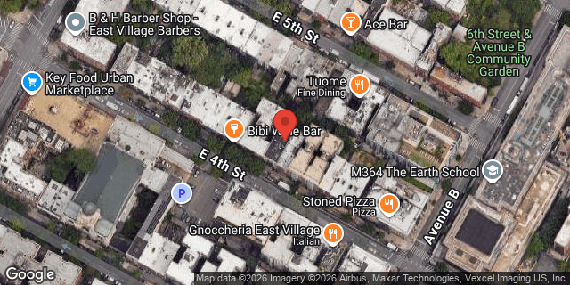 Aerial map of 217 EAST 4 STREET, Manhattan