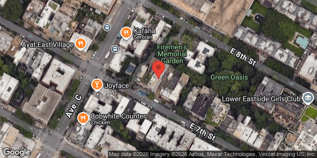 Aerial map of 243 EAST 7 STREET, Manhattan