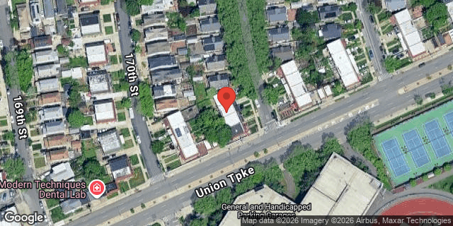 Aerial map of 77-36 171 STREET, Queens