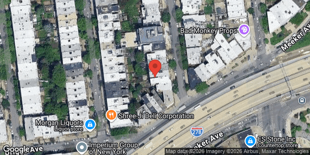 Aerial map of 9 HAUSMAN STREET, Brooklyn