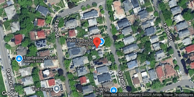 Aerial map of 72-18 137 STREET, Queens