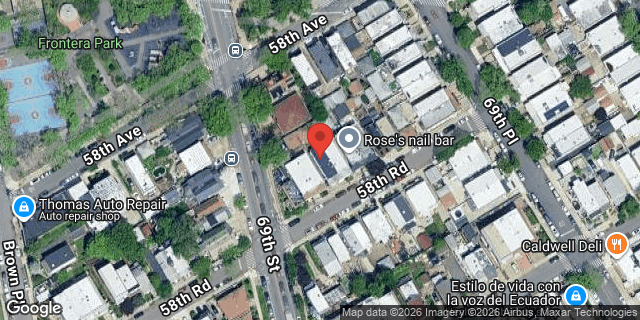Aerial map of 69-09 58 ROAD, Queens