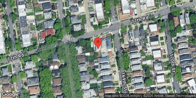 Aerial map of 168-14 77 ROAD, Queens
