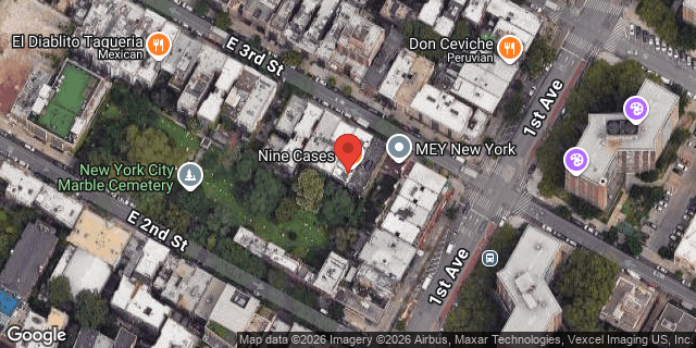 Aerial map of 86 EAST 3 STREET, Manhattan