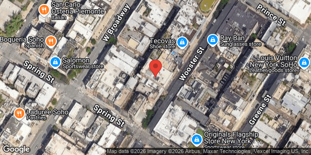 Aerial map of 101 WOOSTER STREET, Manhattan
