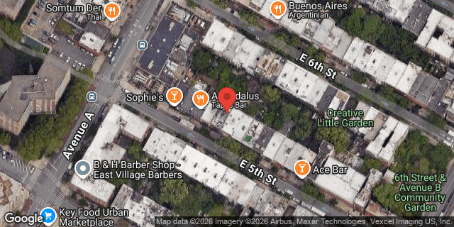 Aerial map of 515 EAST 5 STREET, Manhattan