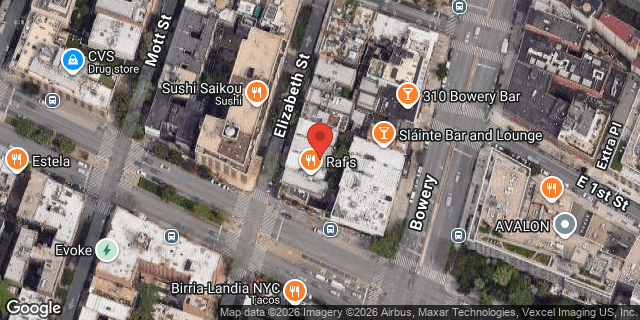 Aerial map of 292 ELIZABETH STREET, Manhattan