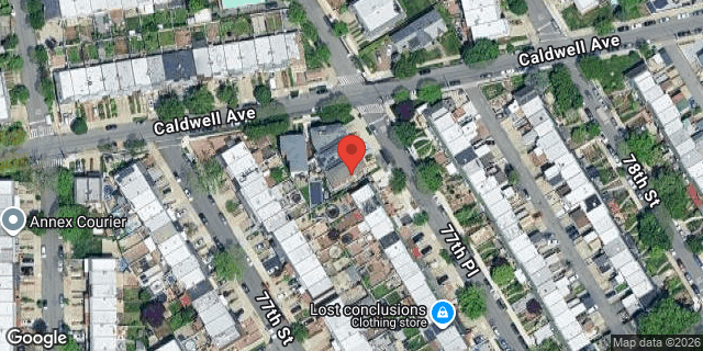 Aerial map of 60-08 77 PLACE, Queens