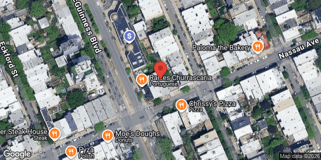 Aerial map of 143 NASSAU AVENUE, Brooklyn