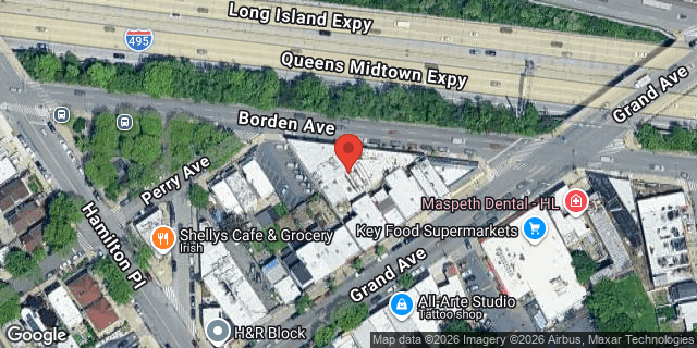 Aerial map of 66-00 QN MIDTOWN EP SR S, Queens