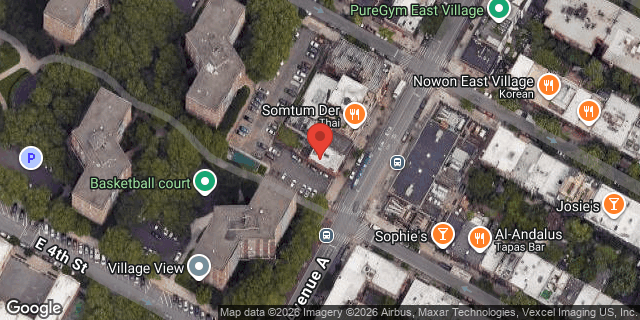 Aerial map of 79 AVENUE A, Manhattan
