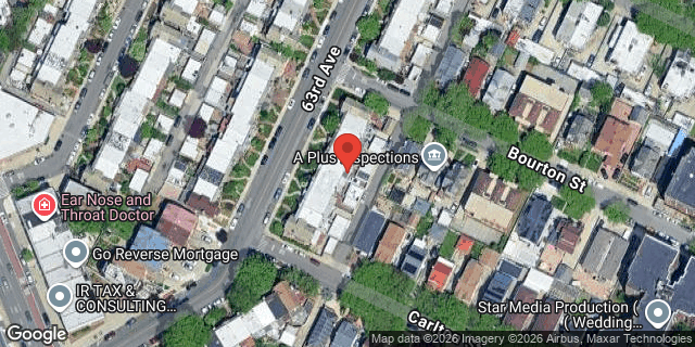 Aerial map of 88-12 63 AVENUE, Queens
