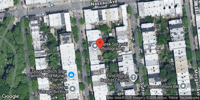 Aerial map of 250 KINGSLAND AVENUE, Brooklyn