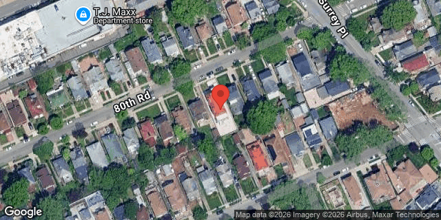 Aerial map of 176-60 80 ROAD, Queens