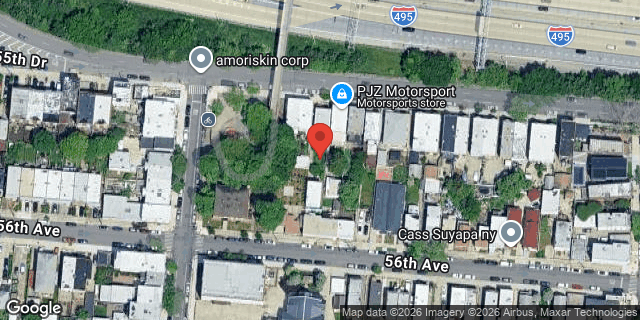 Aerial map of 61-18 55 DRIVE, Queens