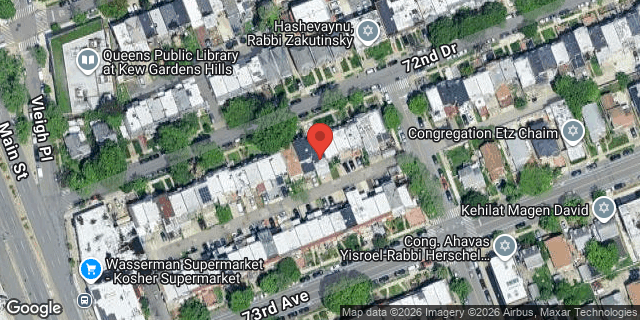 Aerial map of 144-38 72 DRIVE, Queens