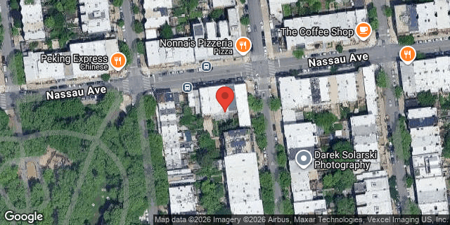 Aerial map of 240A NASSAU AVENUE, Brooklyn