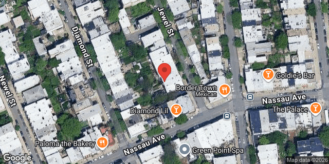 Aerial map of 37 JEWEL STREET, Brooklyn