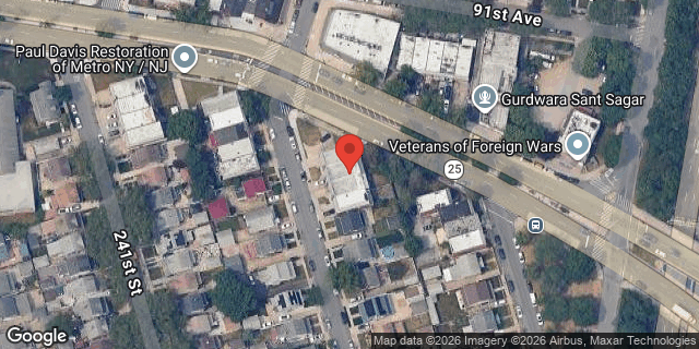 Aerial map of 92-09 242 STREET, Queens