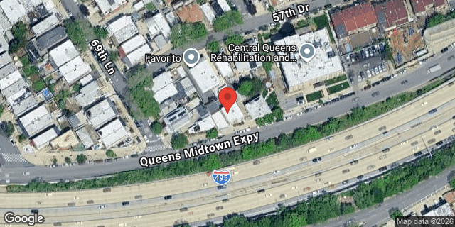 Aerial map of 69-71 QUEENS MIDTOWN EXPWY, Queens