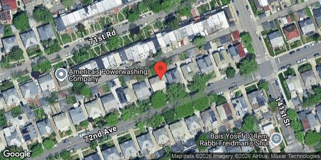 Aerial map of 136-59 72 AVENUE, Queens