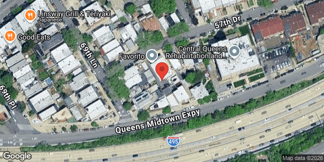 Aerial map of 69-66 57 DRIVE, Queens