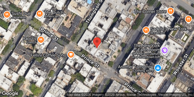 Aerial map of 159 PRINCE STREET, Manhattan