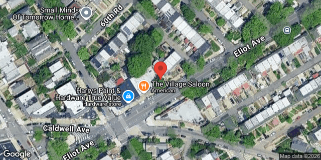 Aerial map of ELIOT AVENUE, Queens