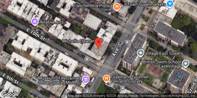 Aerial map of 167 AVENUE C, Manhattan