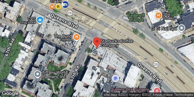 Aerial map of 101-04 QUEENS BOULEVARD, Queens